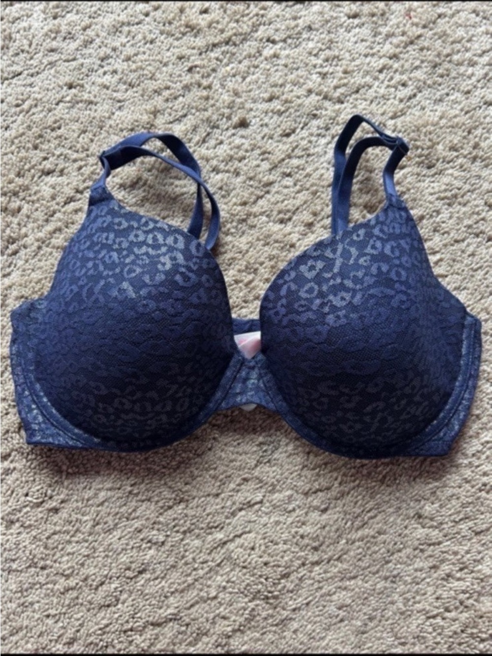Victoria Secret Navy Blue Lace Bra
